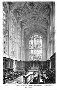 BR60880 king college chapel cambridge the choir real photo   uk