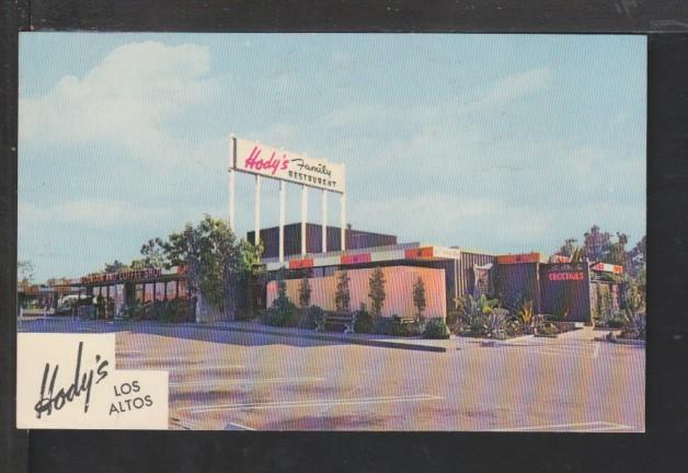 Hody's Restaurant,Los Altos,Long Beach,CA Postcard 