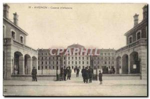 Postcard Old Army Barracks Avignon d & # 39infanterie