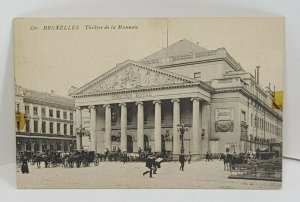 Theatre de la Monnaie Bruxelles Brussels Belgium Vintage Postcard