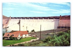 Grand Coulee Dam Green Hut Cafe Curio Shop No. 1 Washington Postcard