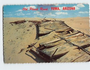 Postcard Old Plank Road, Yuma, Arizona