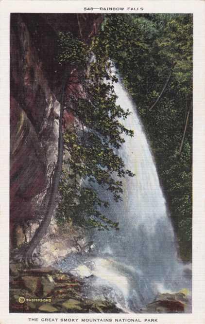 Rainbow Falls - Great Smoky Mountains TN, Tennessee