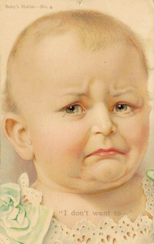Baby Girl is crying tears 04.06