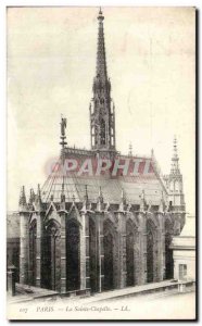 Old Postcard Paris La Sainte Chapelle