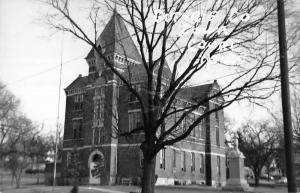 Guthrie Iowa Court House Real Photo Antique Postcard K59707