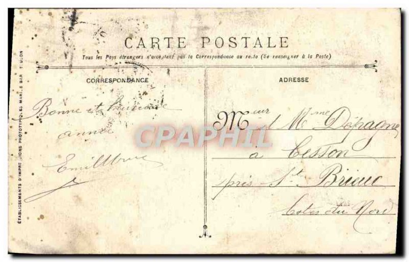 Old Postcard Ernest Renan Cruiser armor