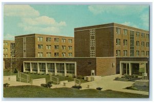 c1940's Grace DeHority Residence Halls Scene Muncie Indiana IN Unposted Postcard 