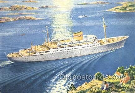 MS Oslofjord Enlarged Continental Size Ship Unused 