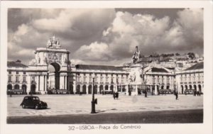 Portugal Lisboa Praca do Comercio Real Photo