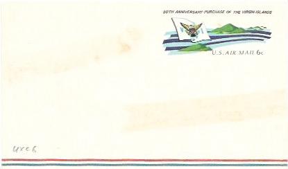 US UXC6  Air Mail Postcard