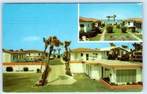 DAYTONA BEACH, Florida FL ~ Roadside CASA BLANCA MOTEL ca 1950s Postcard
