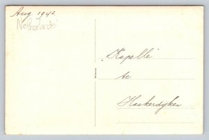 RPPC  WW2  Netherlands   Postcard
