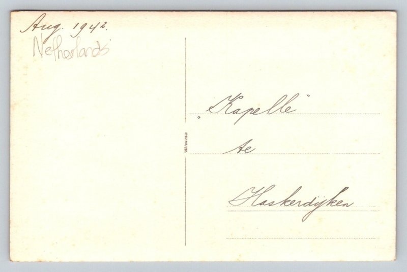 RPPC  WW2  Netherlands   Postcard
