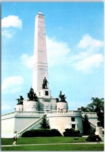 Postcard - Abraham Lincoln's Tomb & Memorial, Oak Ridge Cemetery - Illinois