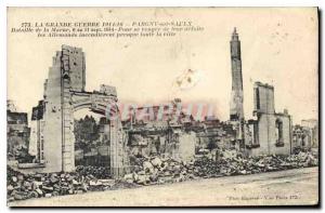 Old Postcard The Great War 1914 16 Pargny on Saux Battle of the Marne