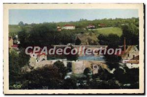 Postcard Old Thouars (D S) The Suspension Bridge and the Pont Neuf