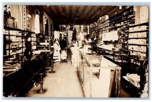 c1910's Shop Interior Occupational Women Baby Carriage Men RPPC Photo Postcard 