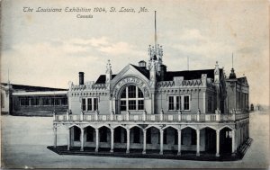 Postcard The Louisiana Exhibition 1904 in St. Louis, Missouri