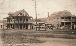 Ononhga NY  Candee Hotels Popcorn Stand Real Photo Postcard