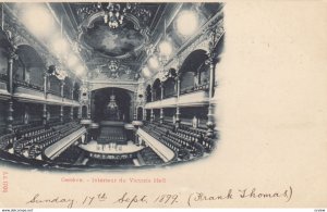 GENEVE , Switzerland , 00-10s ; Interieur du Victoria Hall