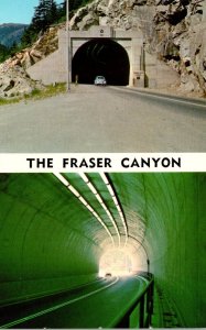 Canada British Columbia Fraser Canyon China Bar Tunnel Split View