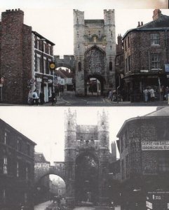 Monk Bar Richard III Museum Queen Elizabeth Portcullis 2x York Large Postcard s