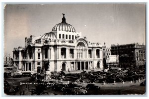 c1930 Palacio de Bellas Artes Opera House Mexico City Censor RPPC Photo Postcard 