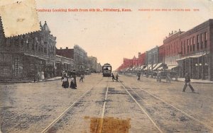 Broadway looking South from sixth Street Pittsburgh Kansas