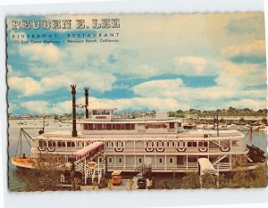 Postcard Reuben E. Lee Riverboat Restaurant, Newport Beach, California