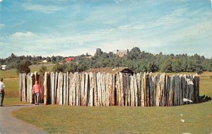 Outside View of Stockade Fort Necessity - Uniontown, Pennsylvania PA  