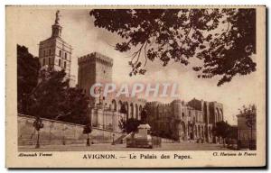Old Postcard Avignon Palace of the Popes