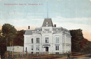 J86/ Dolgeville New York Postcard c1910 Felt Shoe Company Factory  152