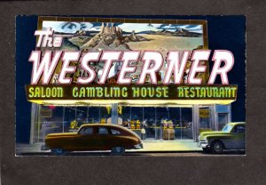 NV The Westerner Casino Restaurant Saloon Las Vegas Nevada Postcard