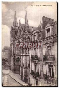Old Postcard Vannes La Cathedrale
