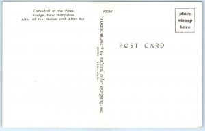 M-60285 Altar of the Nation and Altar Rail Cathedral of the Pines Rindge N H