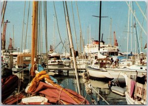 Saint Helier Marina Modern Facility Berthing Space Yachts Postcard