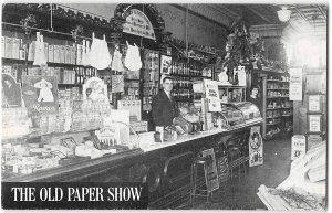 Repro Postcard General Store Interior Toronto 1989 Old Paper Show Advertising