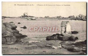 Old Postcard Ploumanach The Oratory of Saint Guirec and the Chateau de Coaste...