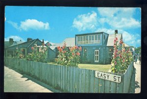 Nantucket, Massachusetts/Mass/MA Postcard, Easy Street, Cape Cod