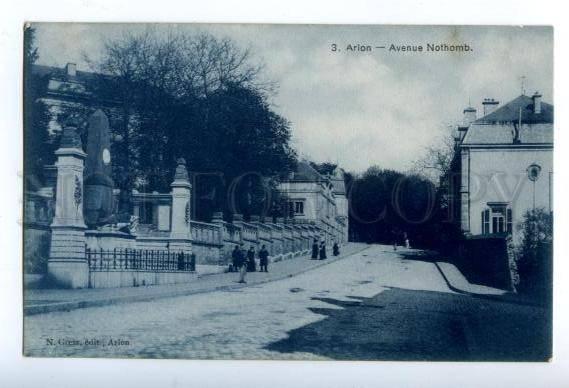 158196 Belgium ARLON Avenue Nothomb Vintage postcard