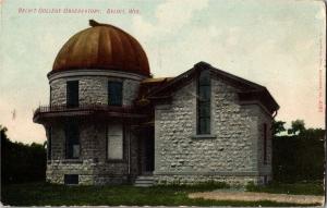 Beloit College Observatory, Beloit WI Vintage Postcard Q15