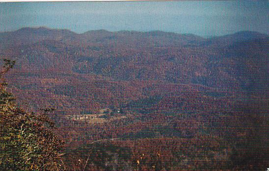 Cashiers Valley From Whiteside Mountain Western North Carolina