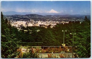 M-59208 Portland from Washington City Park with Mt Hood in the distance Portl...