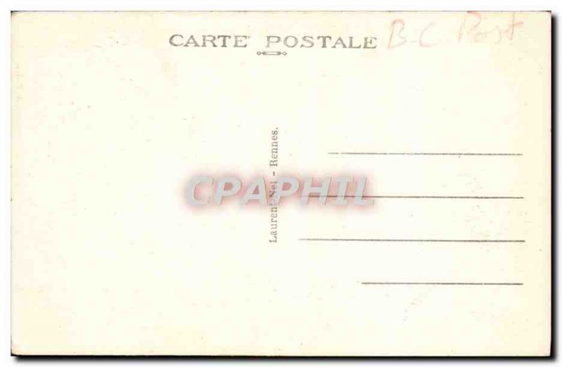 Old Postcard Josselin Basilica Tomb of & # 39Olivier Clisson and Marguerite d...