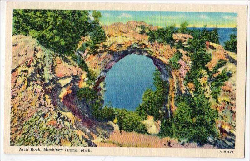 MI - Arch Rock, Mackinac Island