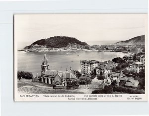 Postcard Partial view from Aldapeta, San Sebastián, Spain