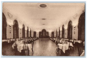 c1940 Main Ballroom Hotel Bond Interior Hartford Connecticut CT Vintage Postcard