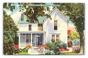 Bob Burns' Home Van Buren Arkansas c1947 Postcard