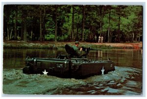 c1960's M-113 Armored Personnel Carrier, Fort Jackson South Carolina SC Postcard